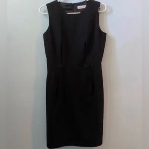 Calvin Klein Sleeveless Black Dress Size 8